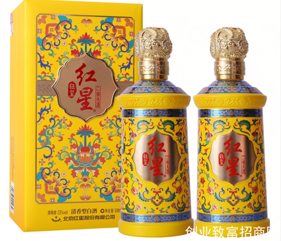 <b>红色二锅头 钰玺53度 清香型酒</b>